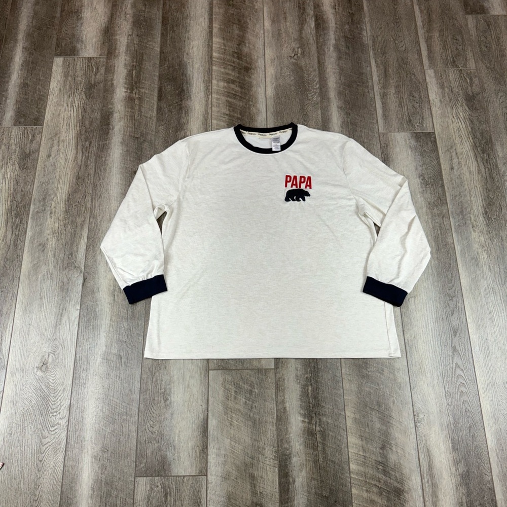 Dearfoams Mens Papa Long Sleeve PJ‎ Top